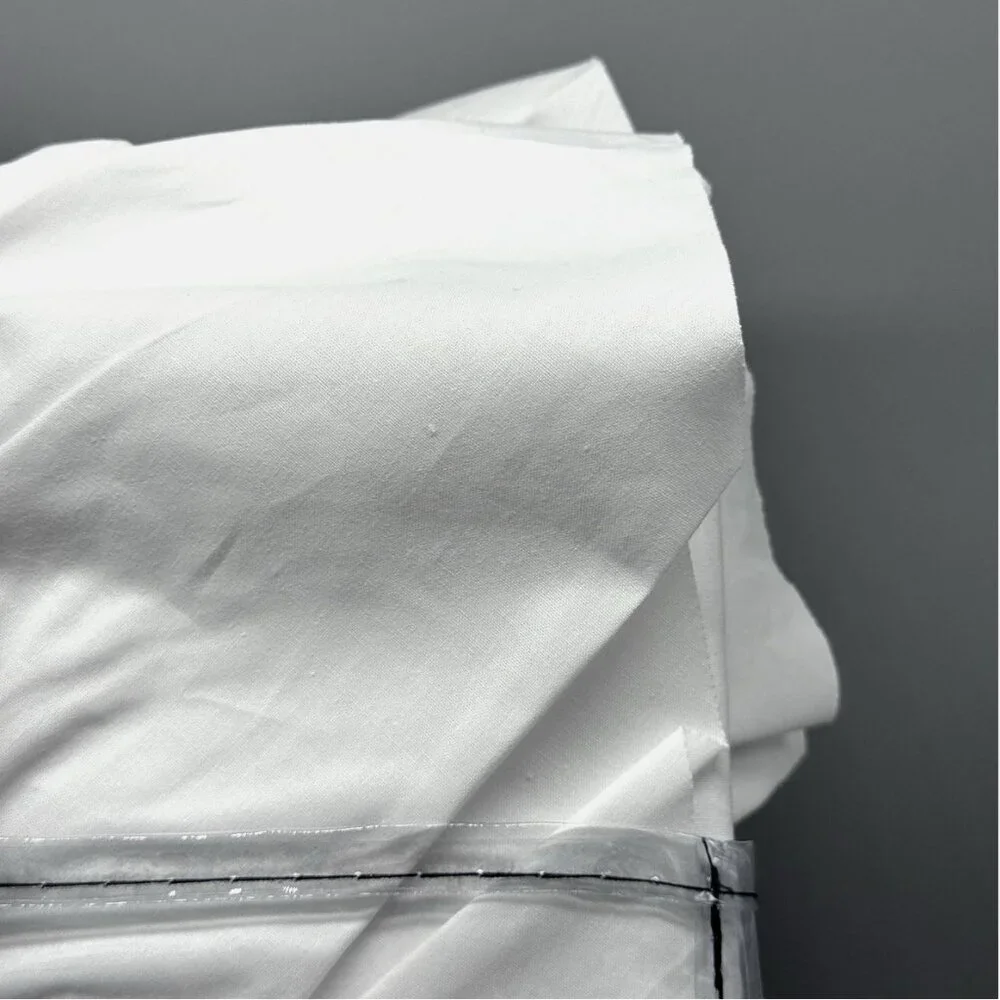 3pc Rachel Zoe White Ruffle Eyelet Lace KING Duvet Cover Sham Set Cotton Cottage